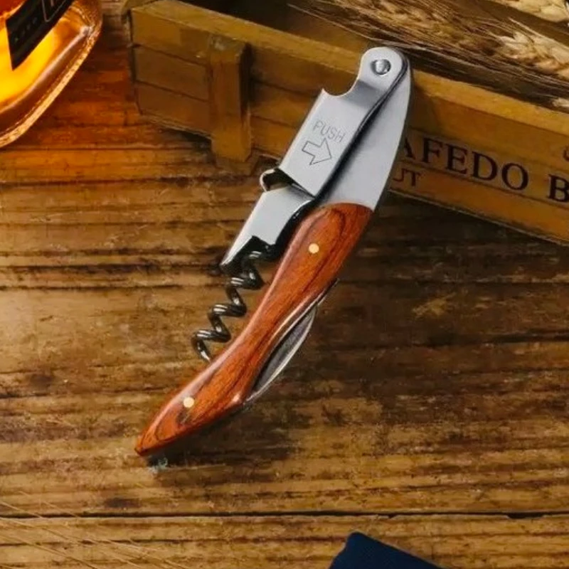Laser Engrave Wooden Wine Beer Bottle Opener for Wedding Personalize Custom LOGO Multifunctional Wood Stainless Steel Knife
Laser Engrave Wooden Wine Beer Bottle Opener for Wedding Personalize Custom LOGO Multifunctional Wood Stainless Steel Knife
