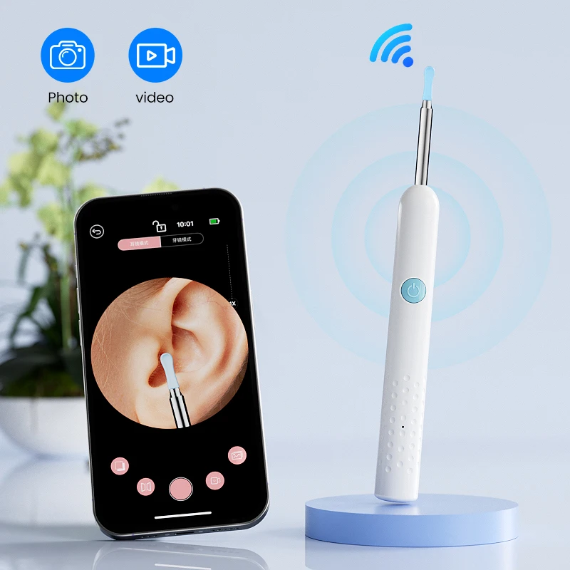 WiFi Visual Endoscope with Camera Ear Check With Replaceable Tools Portable Inspector For adult child/pet Ear care
WiFi Visual Endoscope with Camera Ear Check With Replaceable Tools Portable Inspector For adult child/pet Ear care