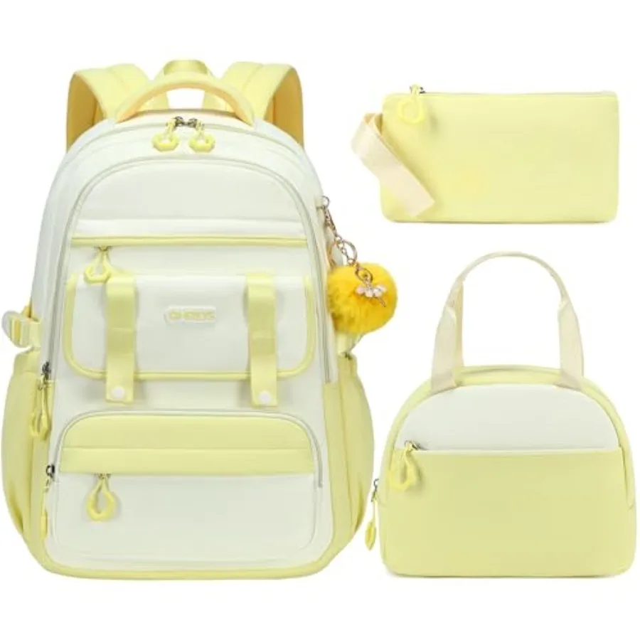 School Backpack for Girls, 3PCS Laptop Backpack 15.6 Inch with Lunch Box Pencil Pouch Set for Teens Elementary Middle High Scho
School Backpack for Girls, 3PCS Laptop Backpack 15.6 Inch with Lunch Box Pencil Pouch Set for Teens Elementary Middle High Scho