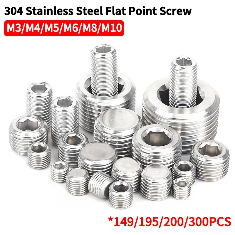 M3/M4/M5/M6/M8/M10 DIN913 Черная сталь 304, нержавеющая сталь, шестигранная головка, шестигранный шестигранник, установочный винт с плоской головкой, набор установочных болтов
M3/M4/M5/M6/M8/M10 DIN913 Черная сталь 304, нержавеющая сталь, шестигранная головка, шестигранный шестигранник, установочный винт с плоской головкой, набор установочных болтов