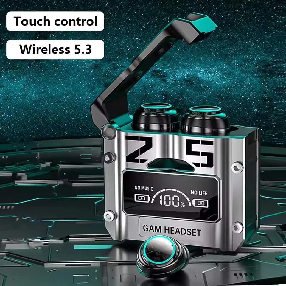 ZLRLMHY 5.3 Bluetooth Version Ultra-low Frequency Delay, M25 Metal Wind Wireless Bluetooth Earphones, Ultimate Sound Quality
ZLRLMHY 5.3 Bluetooth Version Ultra-low Frequency Delay, M25 Metal Wind Wireless Bluetooth Earphones, Ultimate Sound Quality