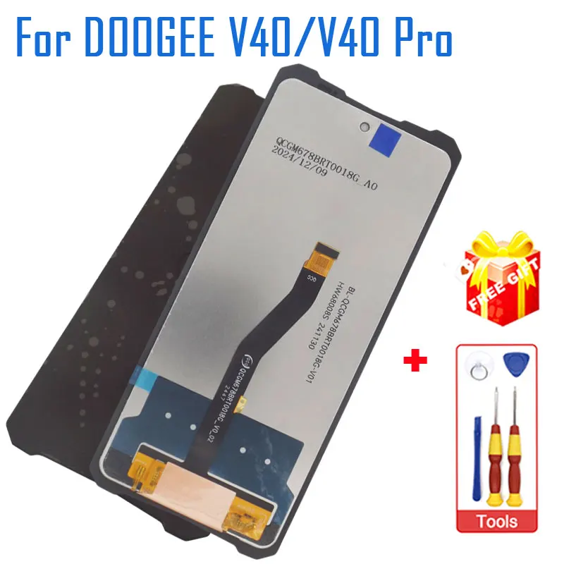 New Original DOOGEE V40 Pro V40 LCD Display Touch Screen Assembly Digitizer Accessories For DOOGEE V40 Pro Smart Phone
New Original DOOGEE V40 Pro V40 LCD Display Touch Screen Assembly Digitizer Accessories For DOOGEE V40 Pro Smart Phone