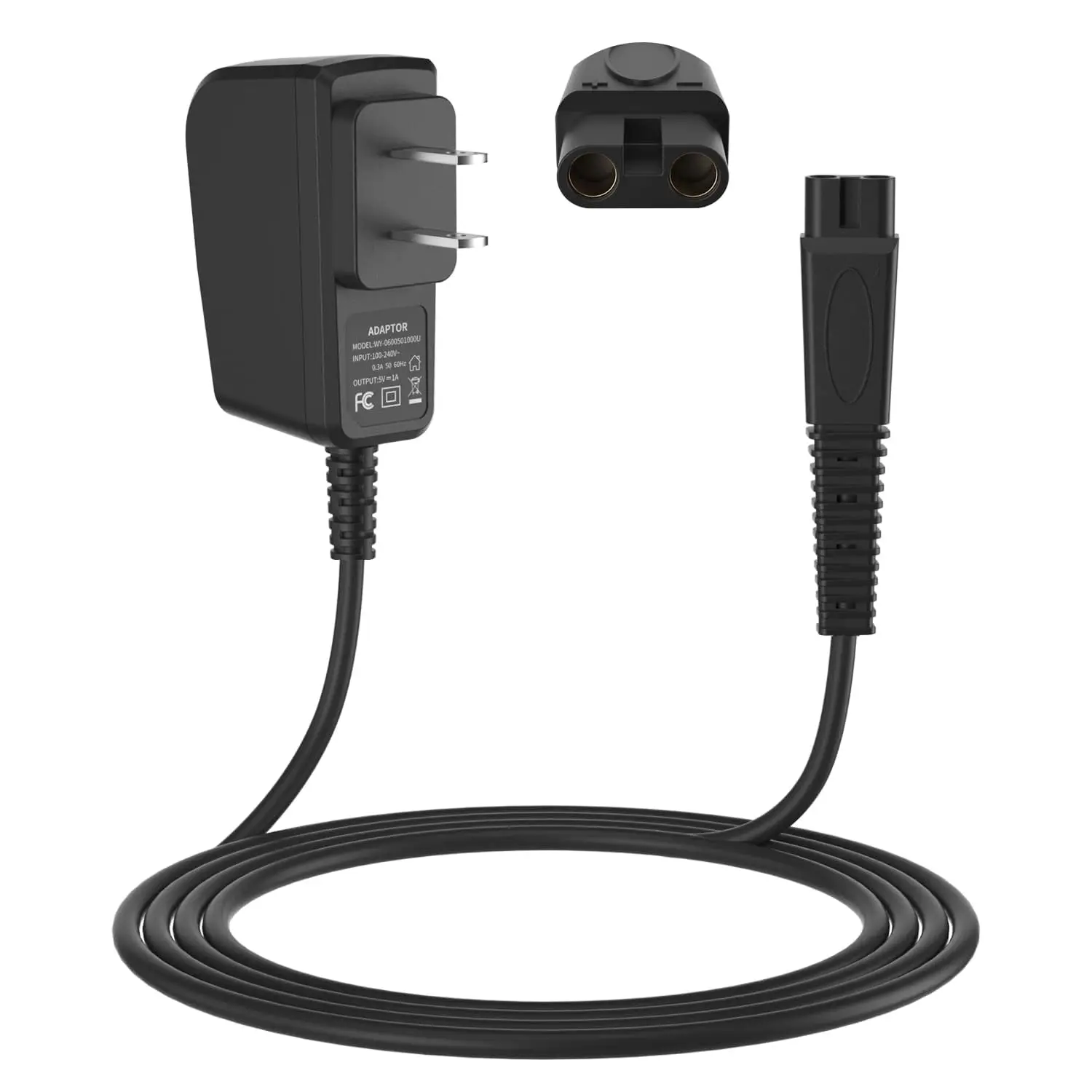 5V 1A Adapter for Andis Shaver Charger Power Cord, Replacement Andis Charger Compatible 17150 17165 TS-1 TS-2 Foil Shaver
5V 1A Adapter for Andis Shaver Charger Power Cord, Replacement Andis Charger Compatible 17150 17165 TS-1 TS-2 Foil Shaver