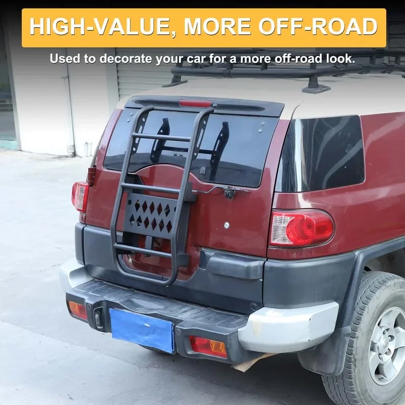 1Pcs Carbon steel black For Toyota FJ Cruiser 2007-2021 Car tailgate mid-mounted ladder Car external modification accessories
1Pcs Carbon steel black For Toyota FJ Cruiser 2007-2021 Car tailgate mid-mounted ladder Car external modification accessories