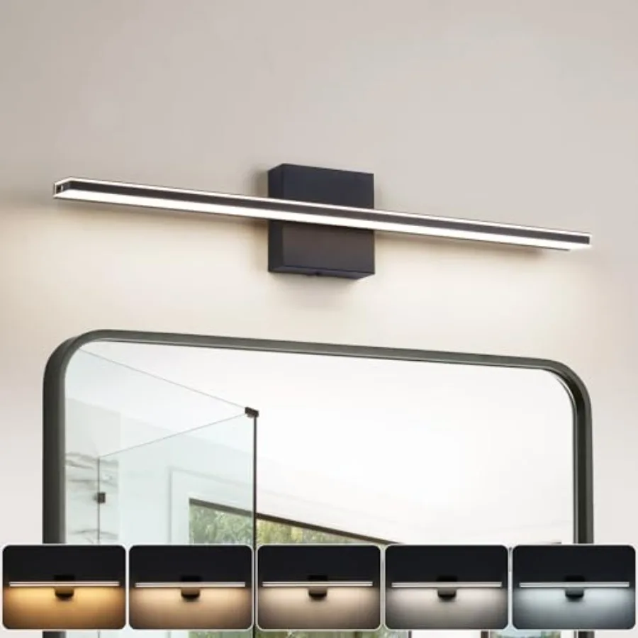 Vanity Light for Bathroom Lighting Fixtures Over Mirror 24 Inch Dimmable 5CCT Modern Vanity Lights Bathroom Light Bar Bath Wall
Vanity Light for Bathroom Lighting Fixtures Over Mirror 24 Inch Dimmable 5CCT Modern Vanity Lights Bathroom Light Bar Bath Wall