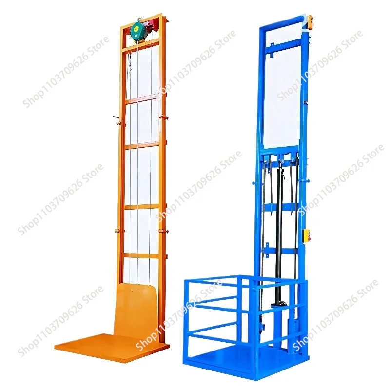 Electric freight elevator factory small and simple 2M/3M/4M/5M/6M elevator household elevator hydraulic single rail
Electric freight elevator factory small and simple 2M/3M/4M/5M/6M elevator household elevator hydraulic single rail