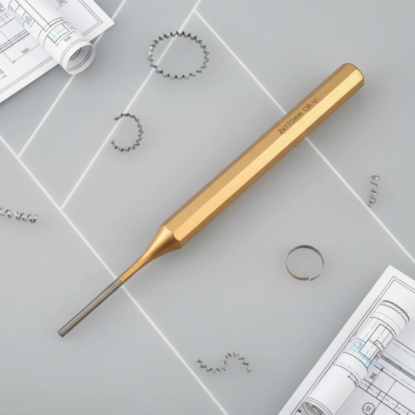 Center Punch Tapered Shaft Hex Center Punch Marking Tool 150 Mm Corrosion Resistant for Metalworking
Center Punch Tapered Shaft Hex Center Punch Marking Tool 150 Mm Corrosion Resistant for Metalworking