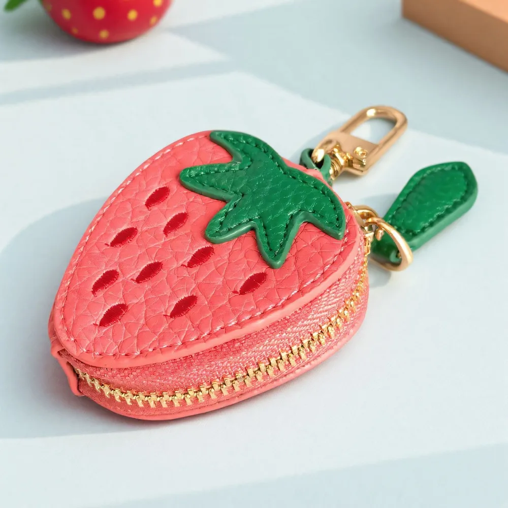 Mini Cute Fruit Shape Coin Purse PU Leather Zipper Kid's Coin Pouch Strawberry Lemon Bag Keychain Pendant Women
Mini Cute Fruit Shape Coin Purse PU Leather Zipper Kid's Coin Pouch Strawberry Lemon Bag Keychain Pendant Women