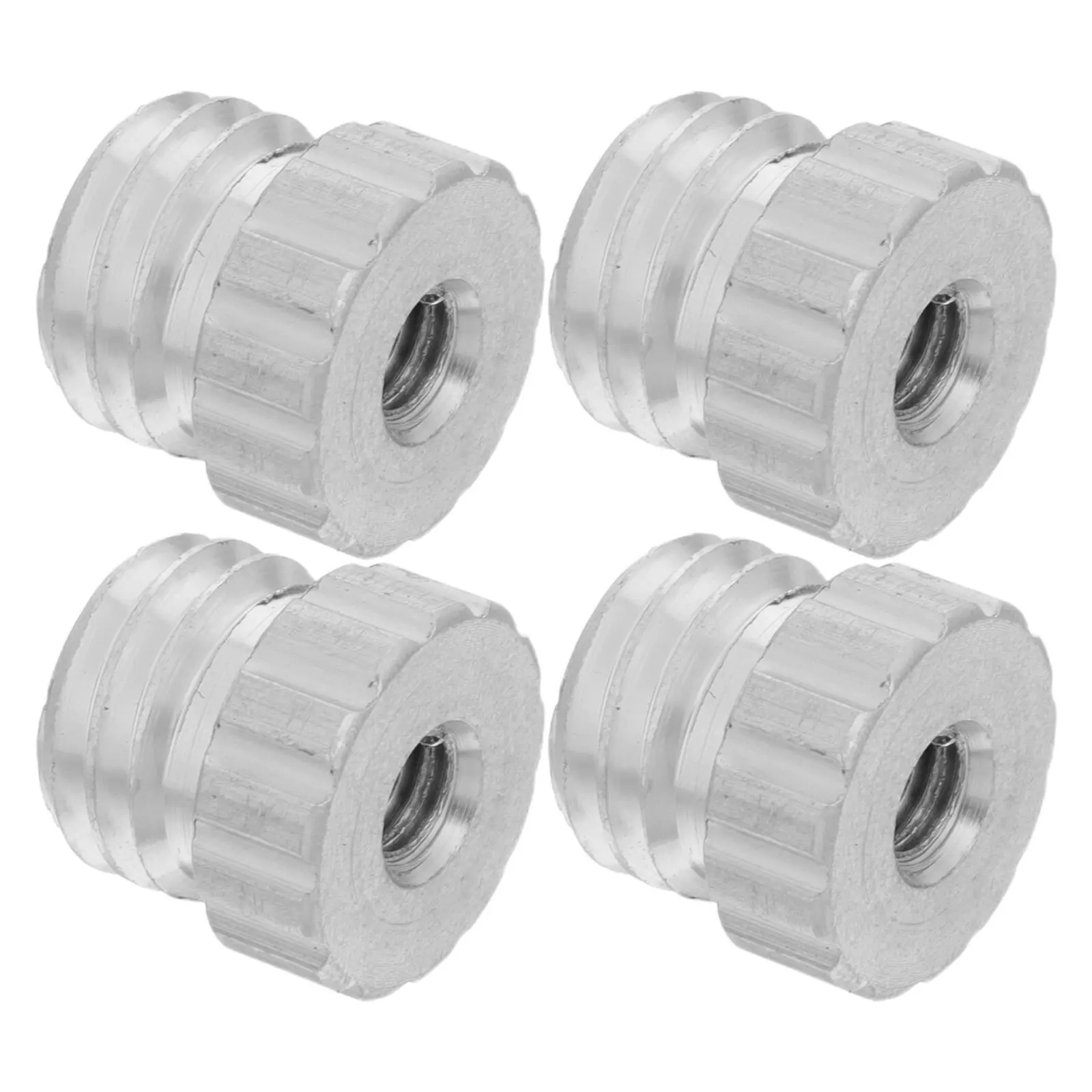 4Pcs Aluminum Level Base Adapter 6Mm to 15Mm Rotation Head Swivel Connector Joint Stable Mount for Precise Leveling Indoor
4Pcs Aluminum Level Base Adapter 6Mm to 15Mm Rotation Head Swivel Connector Joint Stable Mount for Precise Leveling Indoor
