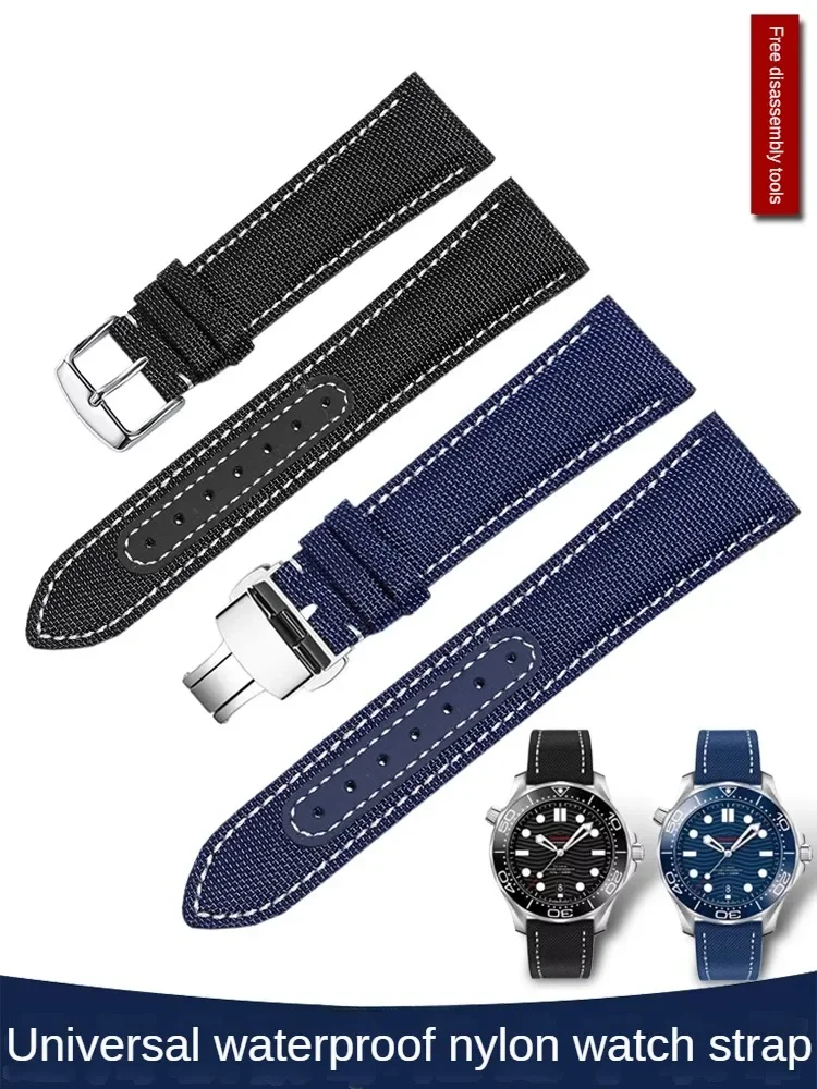 Pai Strap for Men's C-itizen B-reitling L-ongines M-ido H-uawei Nylon Canvas Watch Strap 22mm
Pai Strap for Men's C-itizen B-reitling L-ongines M-ido H-uawei Nylon Canvas Watch Strap 22mm