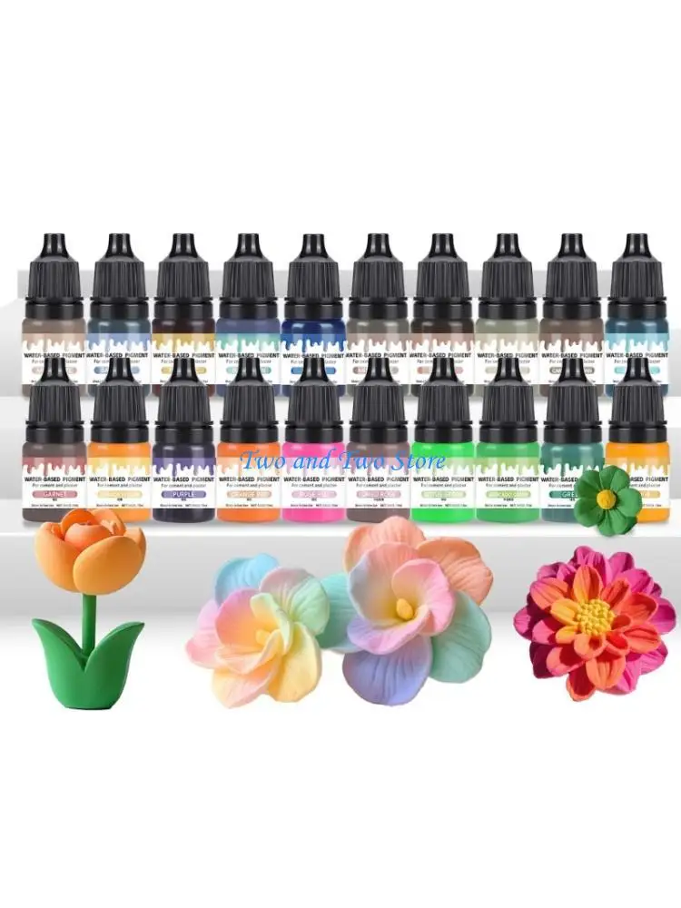 HX6F 30 Piece Vibrant Pigment Dye Collection 5ml Portable Bottles For Concrete Crafts Resin Molds Jewelry Tools Accessories
HX6F 30 Piece Vibrant Pigment Dye Collection 5ml Portable Bottles For Concrete Crafts Resin Molds Jewelry Tools Accessories