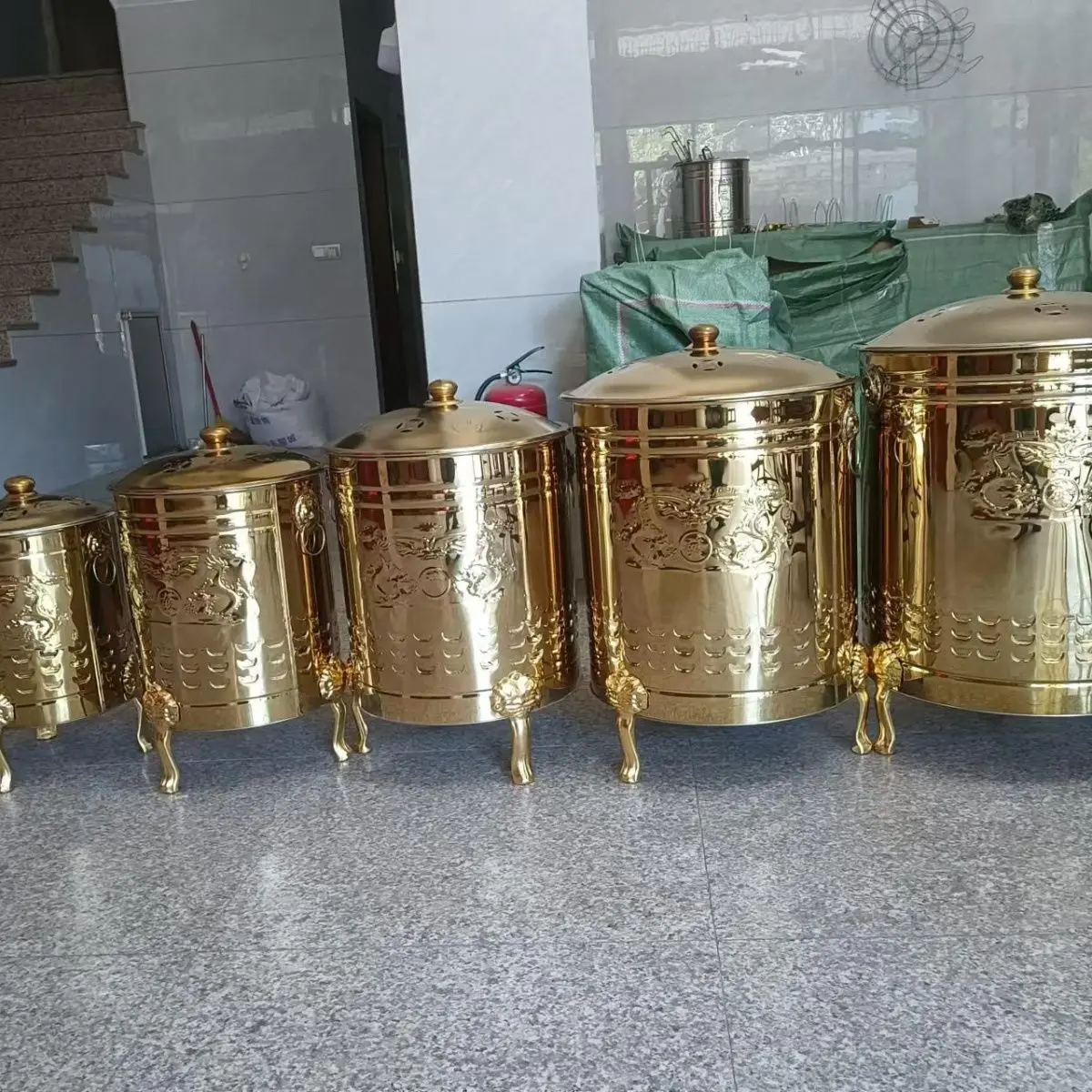 Stainless steel gold burning barrel Burning Indoor smokeless household ingot Huabao Extra large t
Stainless steel gold burning barrel Burning Indoor smokeless household ingot Huabao Extra large t