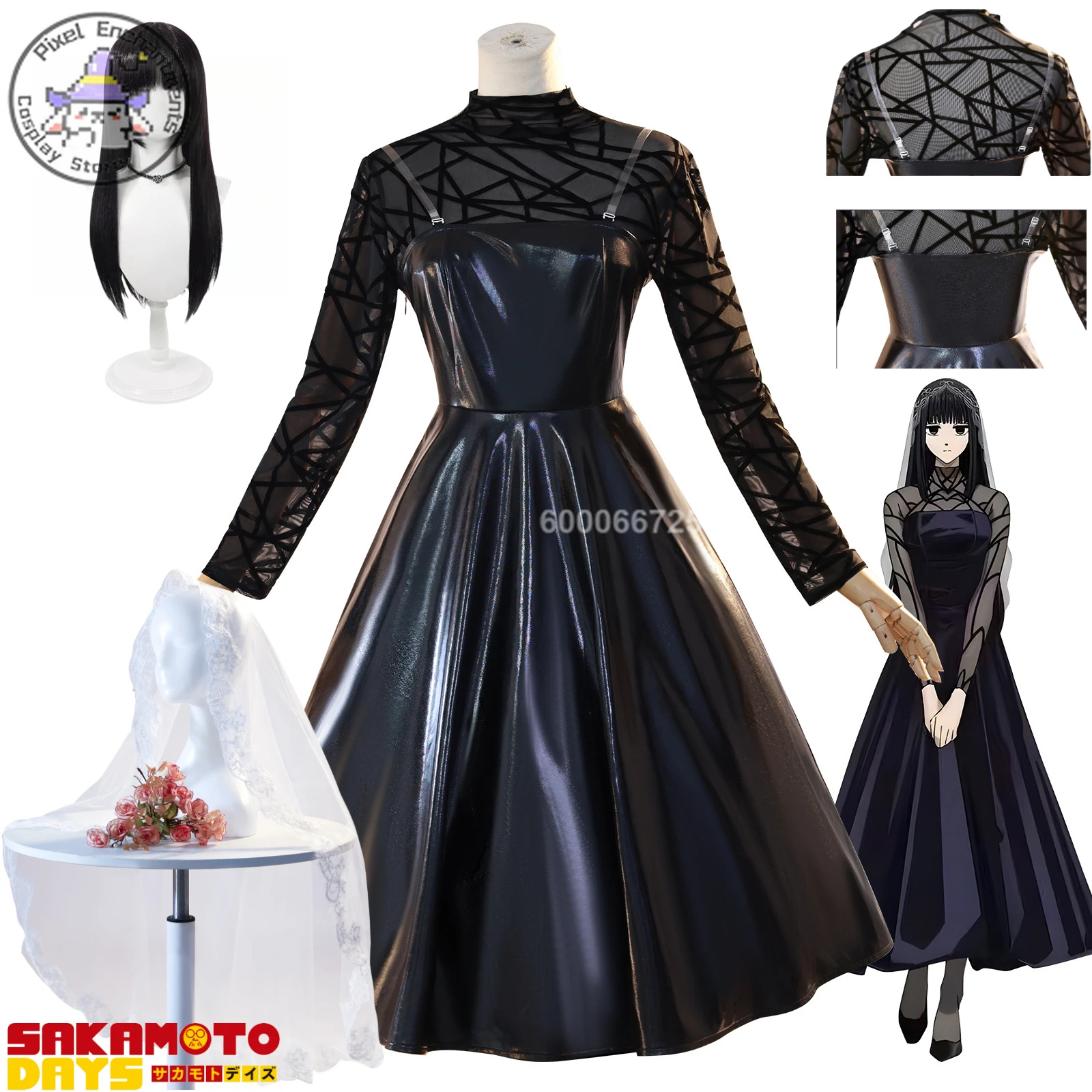 Anime SAKAMOTO DAYS Osa-Ragi Cosplay Costume Women Uniform Black Leather Dress Halloween Party Role Play Set Outfit Comic Con
Anime SAKAMOTO DAYS Osa-Ragi Cosplay Costume Women Uniform Black Leather Dress Halloween Party Role Play Set Outfit Comic Con