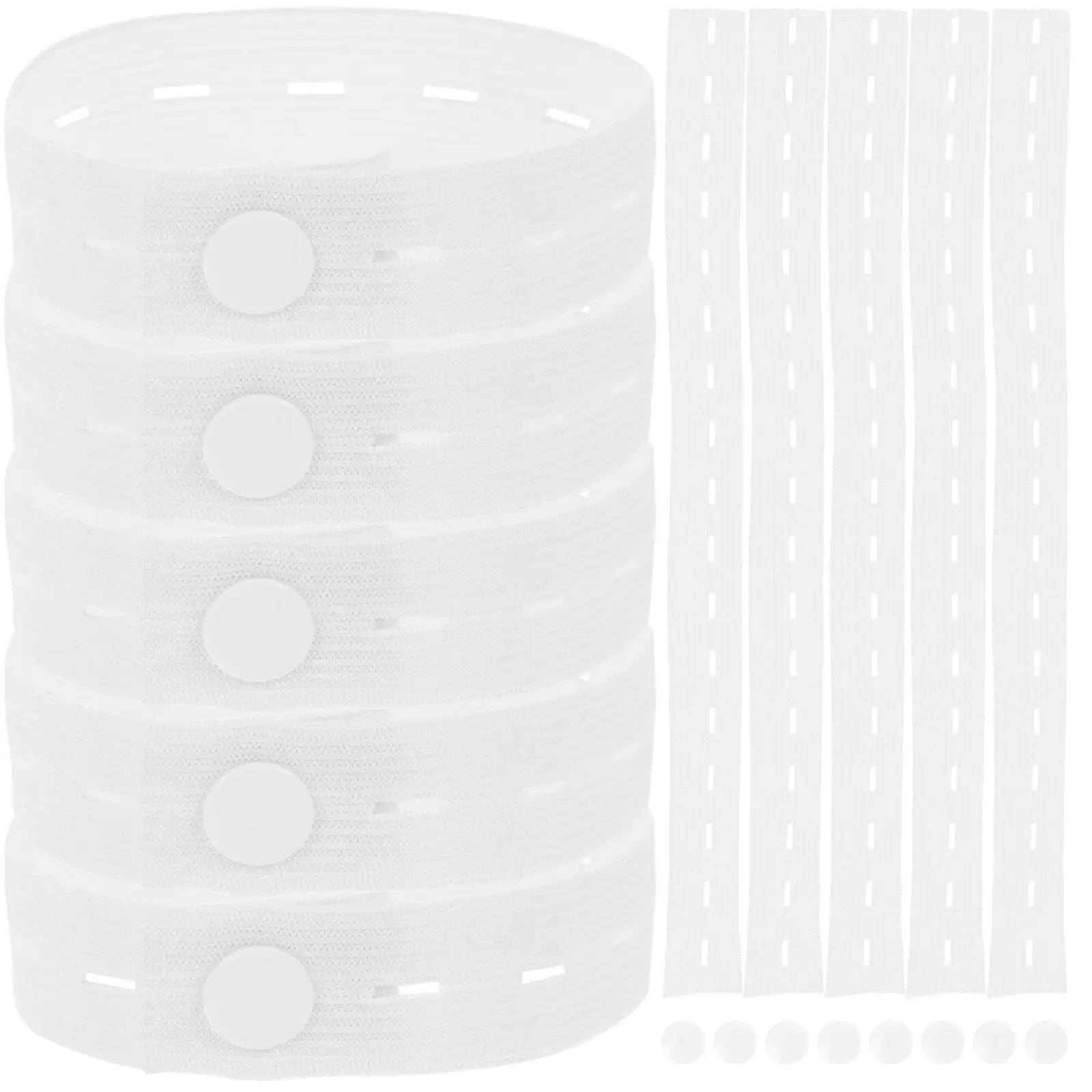 50 Pcs Clothes Storage Elastic Closet ganizing Straps Button Hole for T Shirts Pants Socks Curtains Adjustable Fold Neatly
50 Pcs Clothes Storage Elastic Closet ganizing Straps Button Hole for T Shirts Pants Socks Curtains Adjustable Fold Neatly