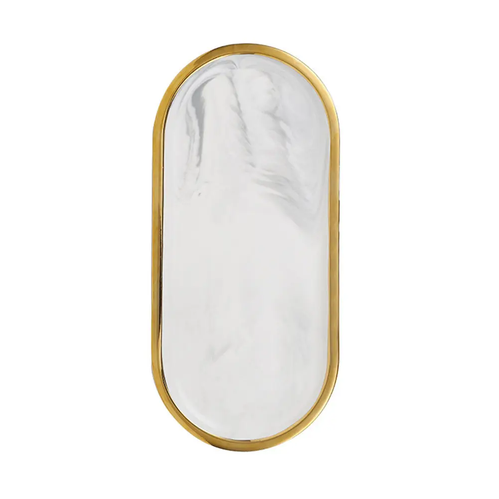 Marble Pattern Oval Trinket Storage Dish Nordic Style Jewelry Tray for Toiletries Soap Dispenser Decorative Plant Holder
Marble Pattern Oval Trinket Storage Dish Nordic Style Jewelry Tray for Toiletries Soap Dispenser Decorative Plant Holder