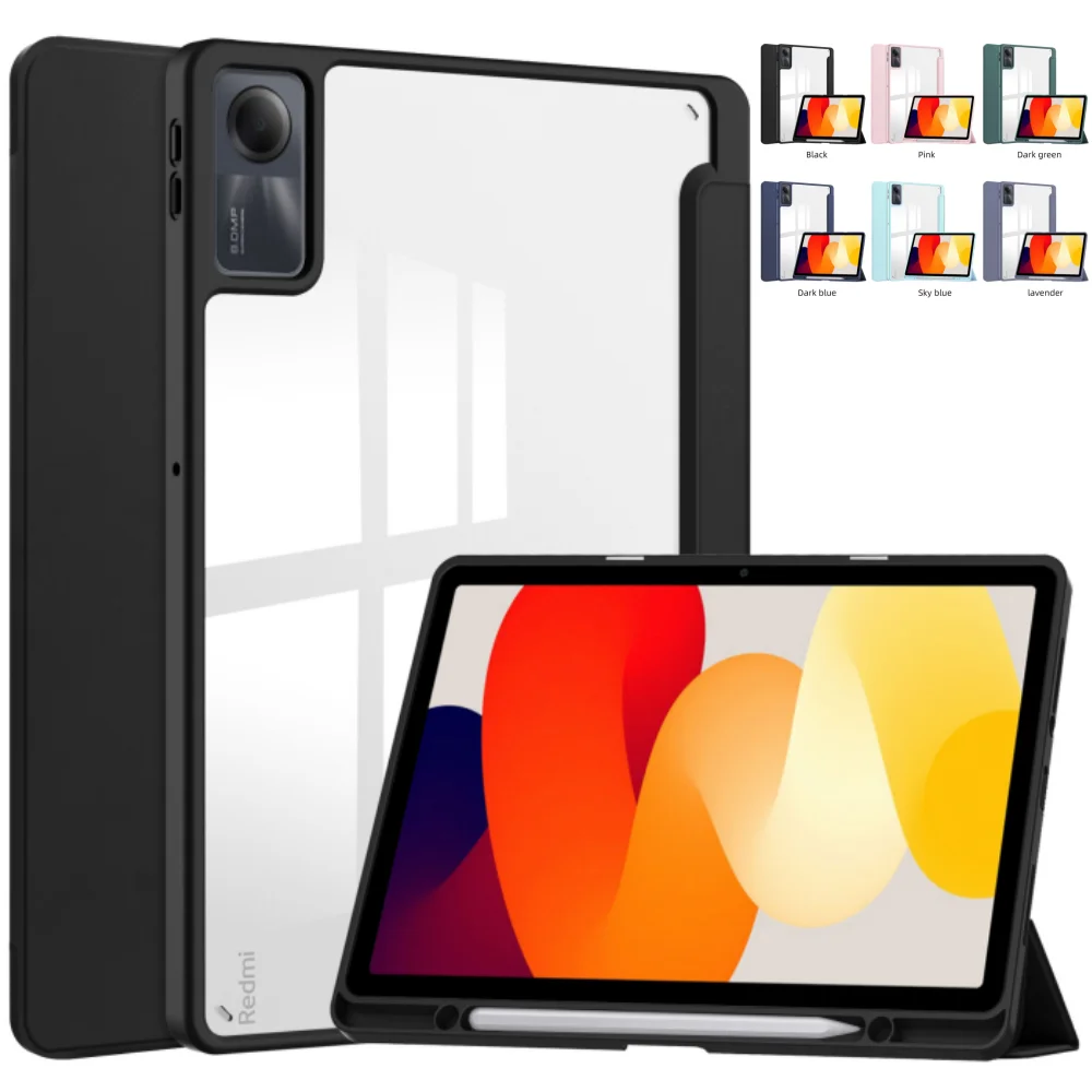 High-end Intelligent Acrylic Case for Xiaomi Redmi Pad SE 11 inch 2023 Foldable Soft TPU Shell Anti-scratches Preserves Cover
High-end Intelligent Acrylic Case for Xiaomi Redmi Pad SE 11 inch 2023 Foldable Soft TPU Shell Anti-scratches Preserves Cover