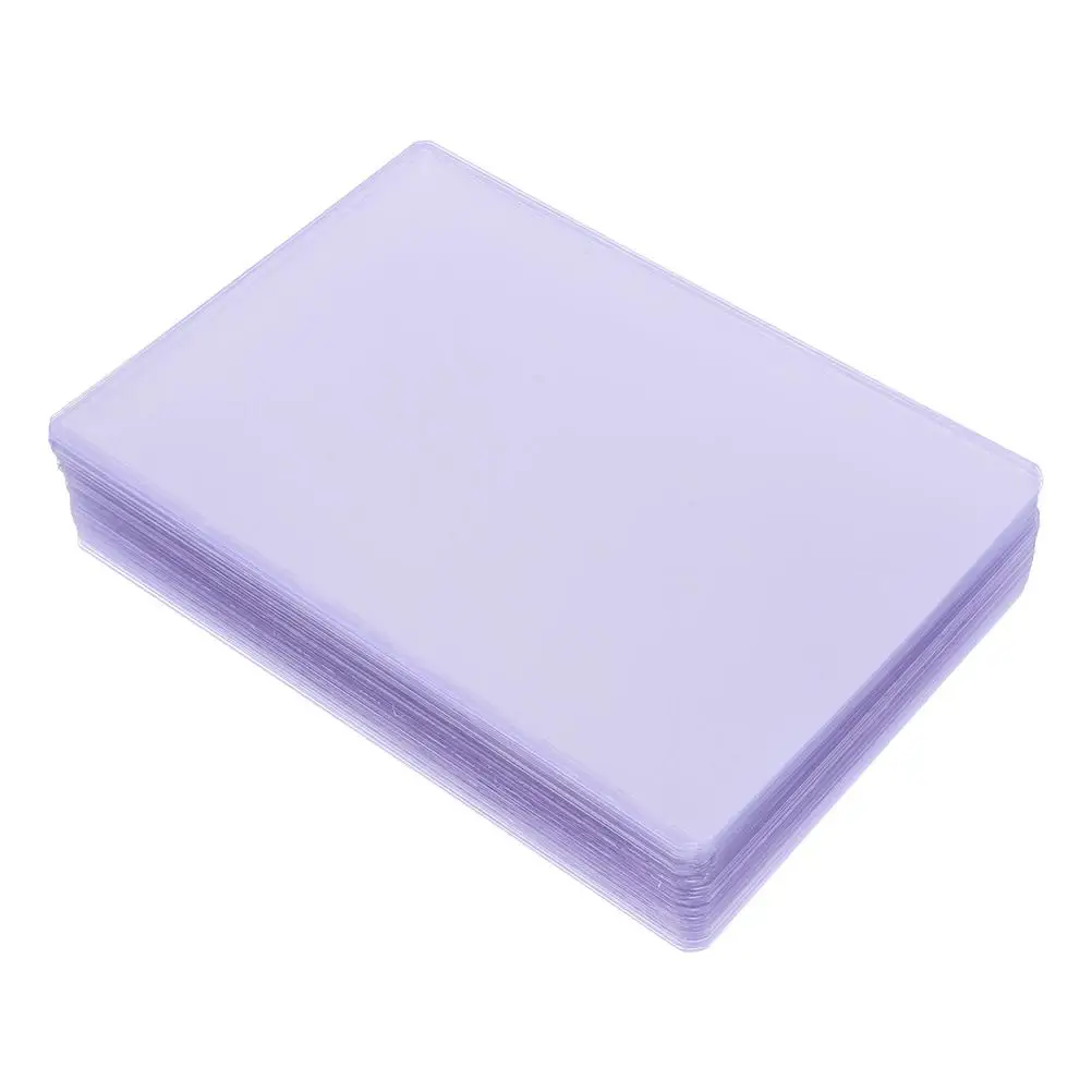 50pcs Clear Protective Sleeves Hard Plastic Card Holders Waterproof Transparent Film Postcard Protectors Storage Folders
50pcs Clear Protective Sleeves Hard Plastic Card Holders Waterproof Transparent Film Postcard Protectors Storage Folders