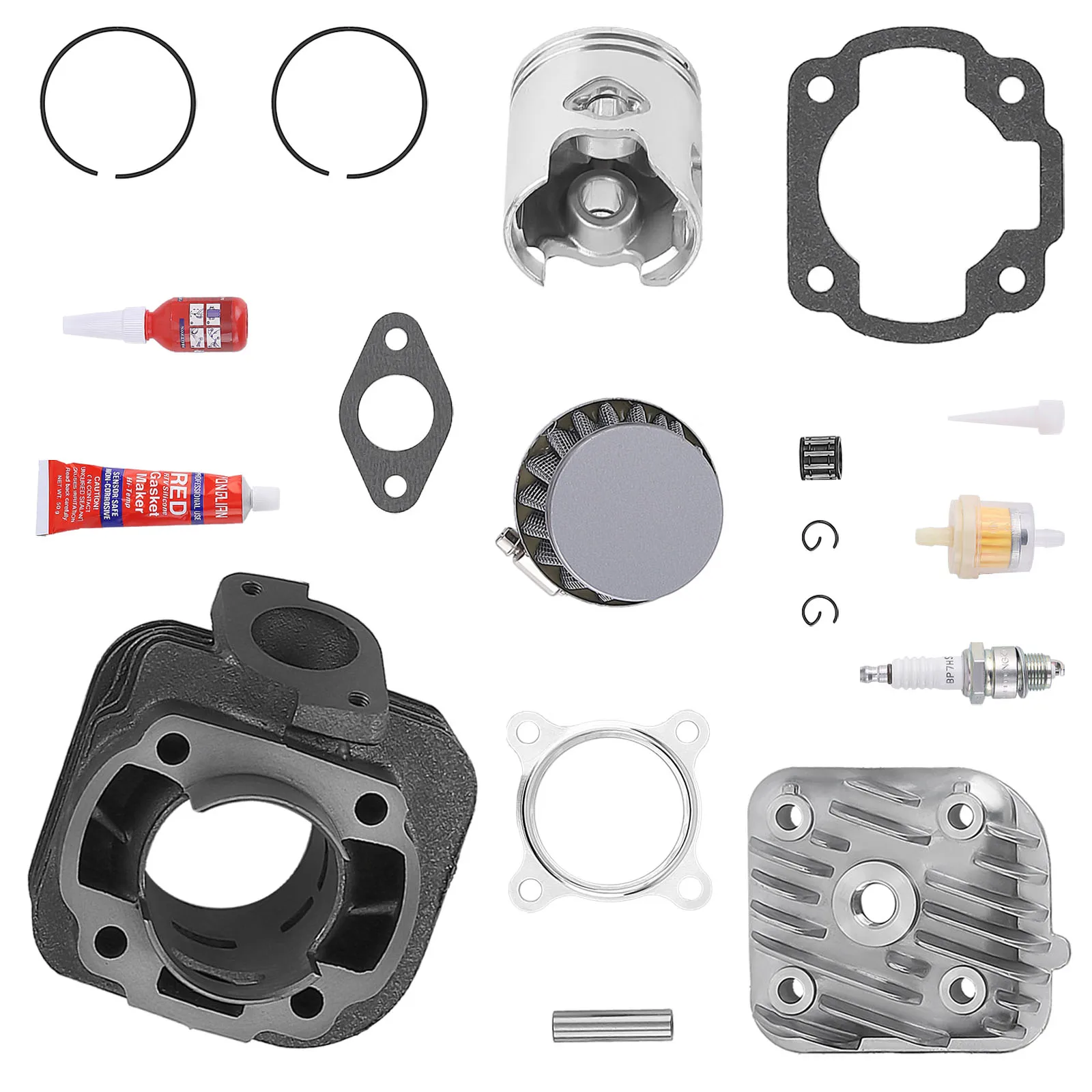 Racing 70cc Big Bore Cylinder Kit Head Rebuild Set For Yamaha Zuma YW50 BWS 50
Racing 70cc Big Bore Cylinder Kit Head Rebuild Set For Yamaha Zuma YW50 BWS 50