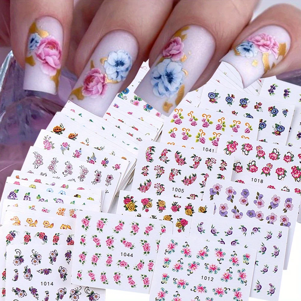 50pcs Summer Flower Leaves Nail Water Sliders Colorful Lace Floral Painting DIY Decals Elegant Design Manicure Decor Foils Wraps
50pcs Summer Flower Leaves Nail Water Sliders Colorful Lace Floral Painting DIY Decals Elegant Design Manicure Decor Foils Wraps