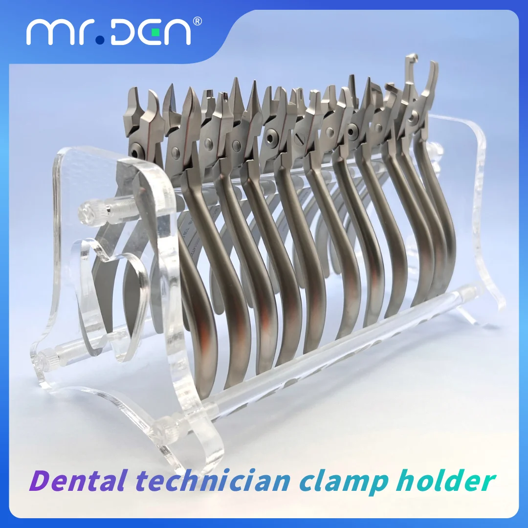 MR.DEN Dental Technician Clamp Holder Dental Craft Pliers Storage Professional Dental Lab Instrument Organizer
MR.DEN Dental Technician Clamp Holder Dental Craft Pliers Storage Professional Dental Lab Instrument Organizer