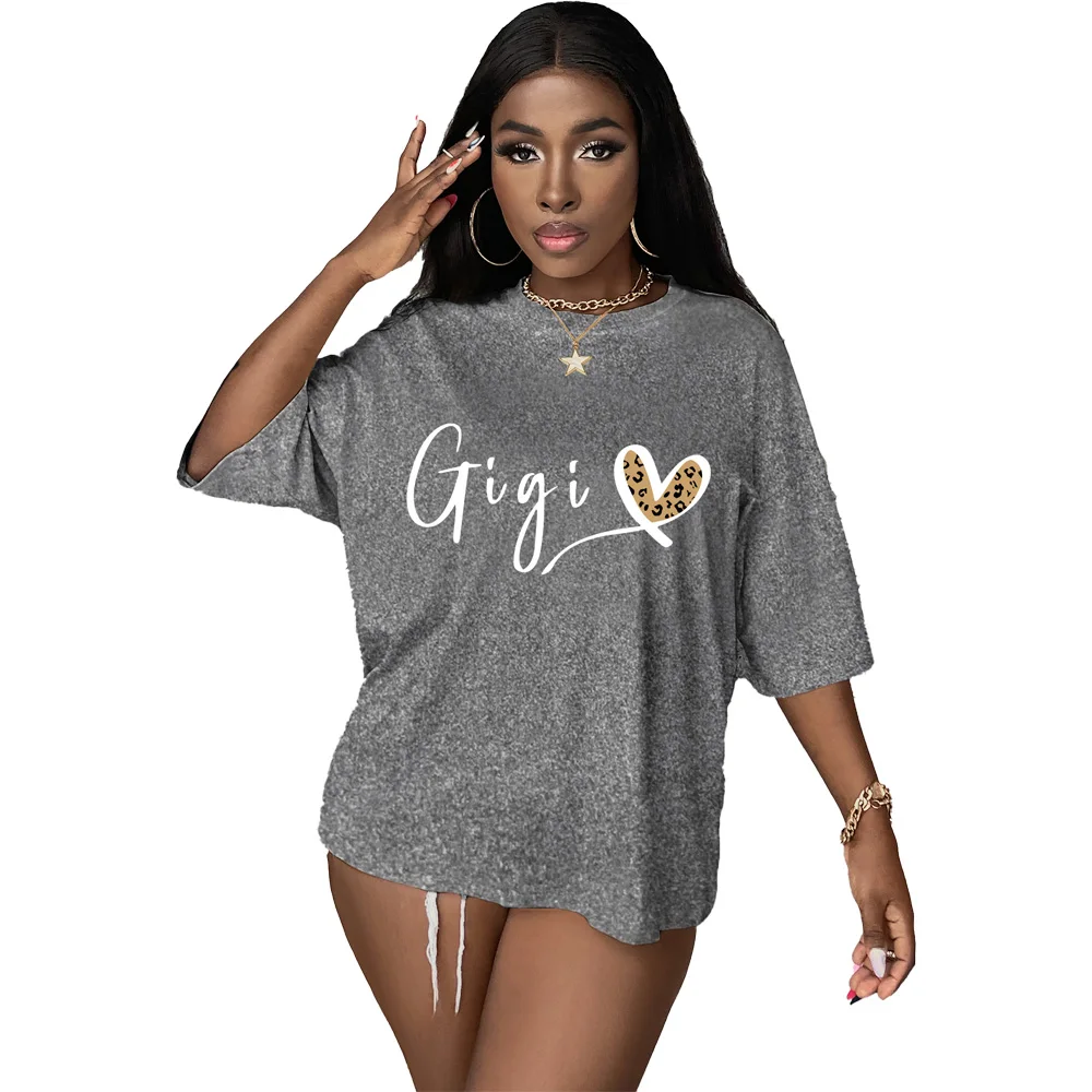 Women's letter-printed T-shirt Girls Graphic 2024 Summer street wear casual women's crewneck top T-shirt
Women's letter-printed T-shirt Girls Graphic 2024 Summer street wear casual women's crewneck top T-shirt
