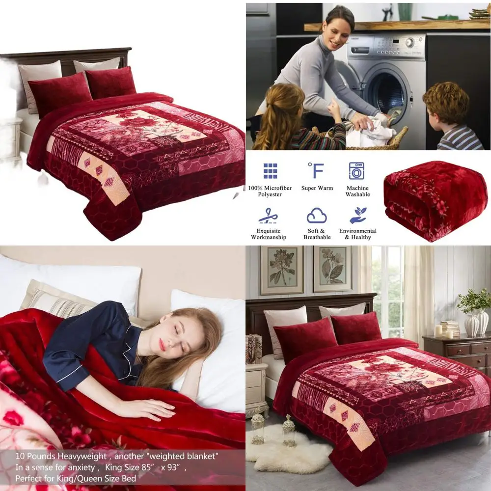 Тяжелое флисовое одеяло королевского размера, плюшевое уютное 87x94, 10,5 фунтов, теплое зимнее постельное белье, дизайн красной розы с цветочным тиснением
Тяжелое флисовое одеяло королевского размера, плюшевое уютное 87x94, 10,5 фунтов, теплое зимнее постельное белье, дизайн красной розы с цветочным тиснением