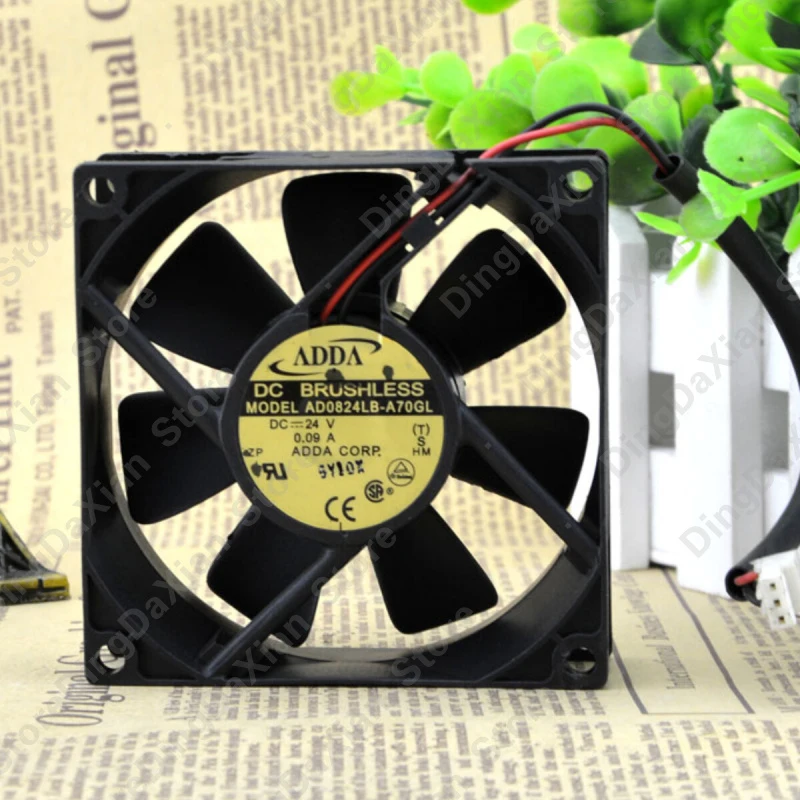 X For ADDA AD0824LB-A70GL | 24V 0.09A | 8CM | 2-Wire Inverter Cooling Fan 1PCS
X For ADDA AD0824LB-A70GL | 24V 0.09A | 8CM | 2-Wire Inverter Cooling Fan 1PCS
