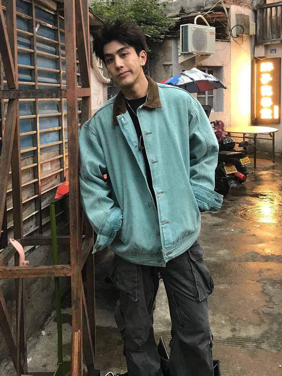 Washed Baseball Style Short Jacket Men's Workwear Spring Autumn American Retro Cleanfit Collar Shirt Polyester Fiber Long Sleeve
Washed Baseball Style Short Jacket Men's Workwear Spring Autumn American Retro Cleanfit Collar Shirt Polyester Fiber Long Sleeve