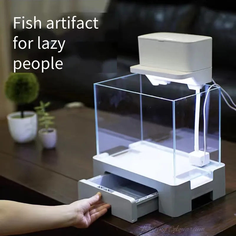 Weiting aquarium desktop small fish tank household circulation filter small three-in-one aerobic turtle goldfish wall-mounted sm
Weiting aquarium desktop small fish tank household circulation filter small three-in-one aerobic turtle goldfish wall-mounted sm