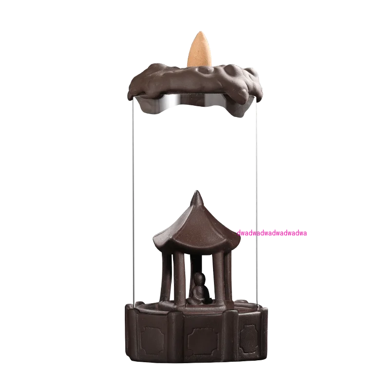 Backflow incense burner ceramic meditation cloud pavilion ornamental agarwood burner household interior zen decoration ornament 
Backflow incense burner ceramic meditation cloud pavilion ornamental agarwood burner household interior zen decoration ornament