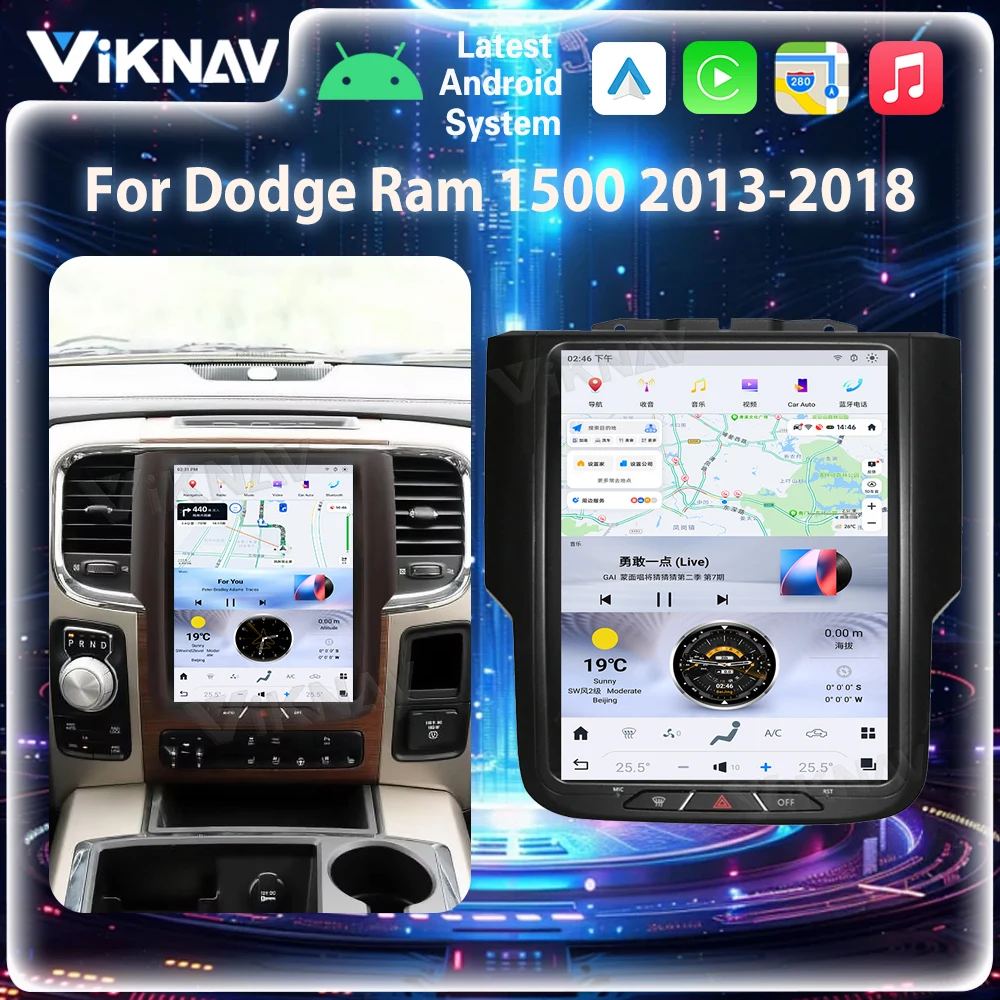 Видеомагнитола Viknav, 10,5 дюйма, для Dodge Ram 1500 2013-2018, Android, автомобильное беспроводное Carplay, GPS-навигация, головное устройство
Видеомагнитола Viknav, 10,5 дюйма, для Dodge Ram 1500 2013-2018, Android, автомобильное беспроводное Carplay, GPS-навигация, головное устройство