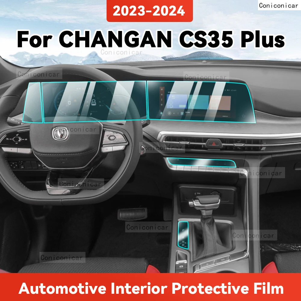 TPU For CHANGAN CS35 Plus 2023 2024 Transparent Protective Film Car Interior Central Control Navigation Panel Accessories
TPU For CHANGAN CS35 Plus 2023 2024 Transparent Protective Film Car Interior Central Control Navigation Panel Accessories