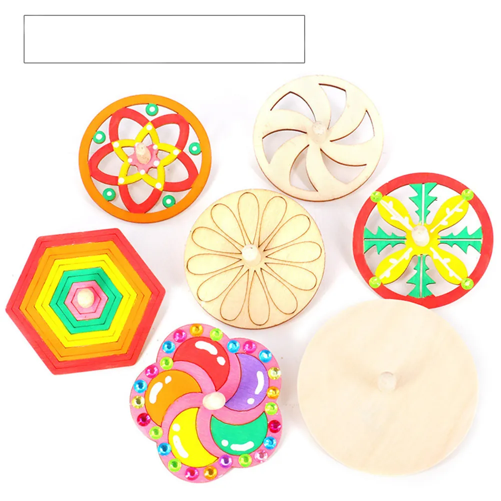 10Pcs Wooden Spinning Tops Unfinished DIY Painting Kids Game for Fine Motor Skills Hand Eye Coordination Creative Fun
10Pcs Wooden Spinning Tops Unfinished DIY Painting Kids Game for Fine Motor Skills Hand Eye Coordination Creative Fun