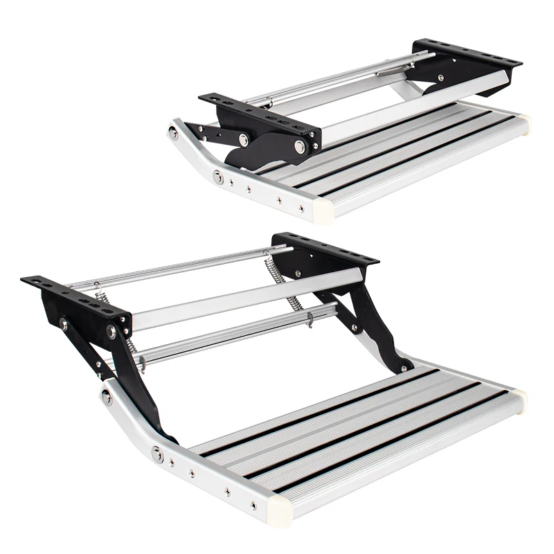 Manual RV Entry Step Folding Aluminum Camper Step For Caravan Motorhome Trailer Doorway Access
Manual RV Entry Step Folding Aluminum Camper Step For Caravan Motorhome Trailer Doorway Access