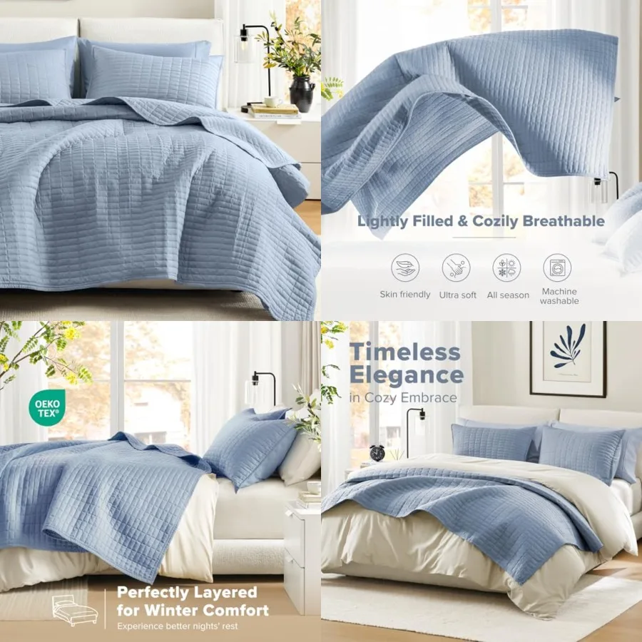 Kienna Quilt Set- Double Sided Stitching Design Summer Blanket, Lightweight, Soft, All Season Bedding Layer, Matching Sham,,Cov
Kienna Quilt Set- Double Sided Stitching Design Summer Blanket, Lightweight, Soft, All Season Bedding Layer, Matching Sham,,Cov
