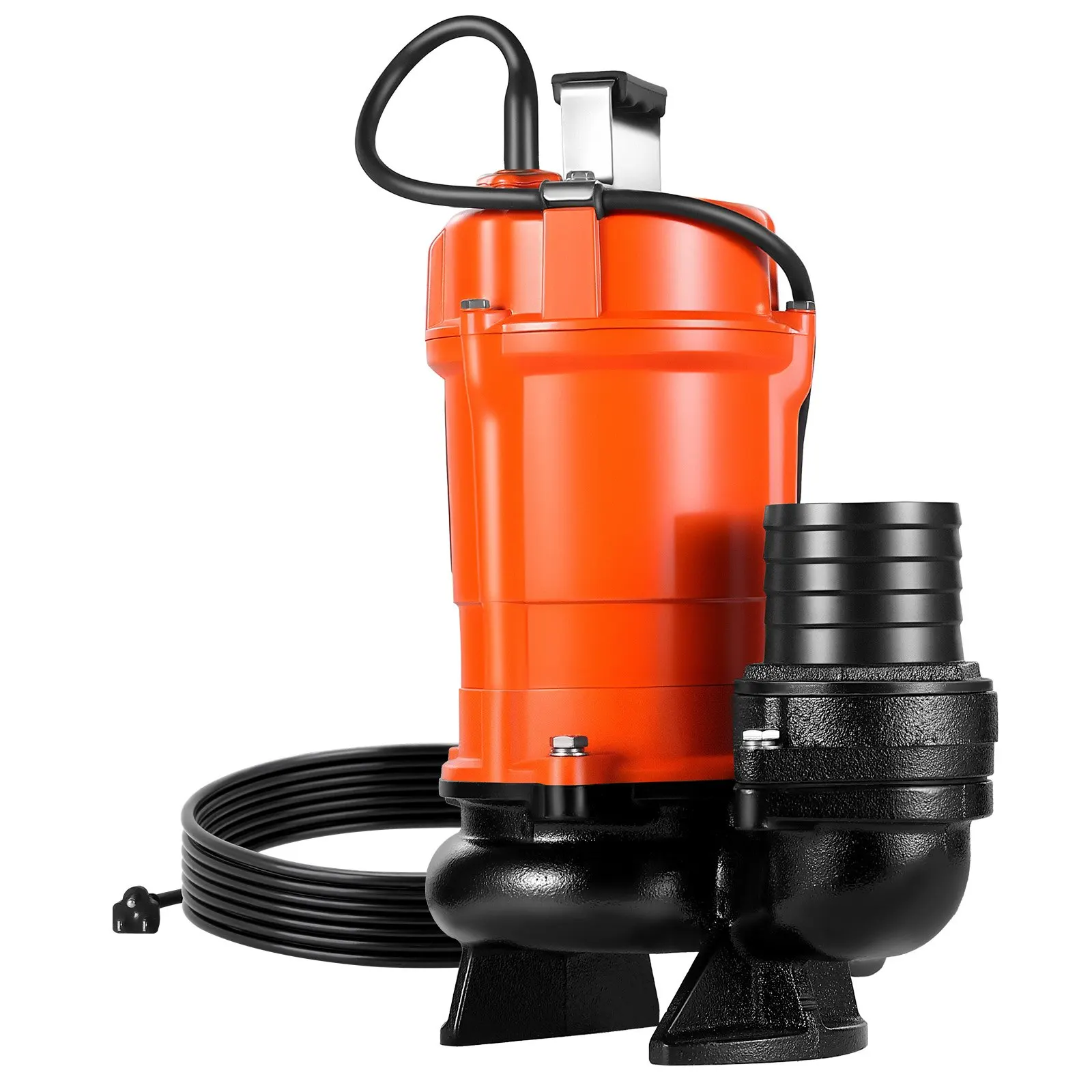 1 HP Submersible Trash Pump, 5000 GPH, 120V Cast Iron Submersible Sump Sewage Pump With 3 In Discharge, 40 Ft Max Lift, Drain
1 HP Submersible Trash Pump, 5000 GPH, 120V Cast Iron Submersible Sump Sewage Pump With 3 In Discharge, 40 Ft Max Lift, Drain