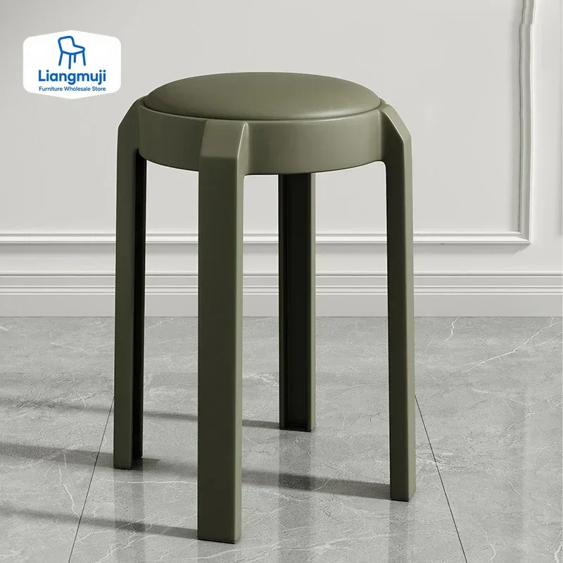 Plastic Dining Stool Household Stackable Soft Bag Stool Spare High Stool Dinning Chair Sedie Da Pranzo Tabouret Design Chair
Plastic Dining Stool Household Stackable Soft Bag Stool Spare High Stool Dinning Chair Sedie Da Pranzo Tabouret Design Chair