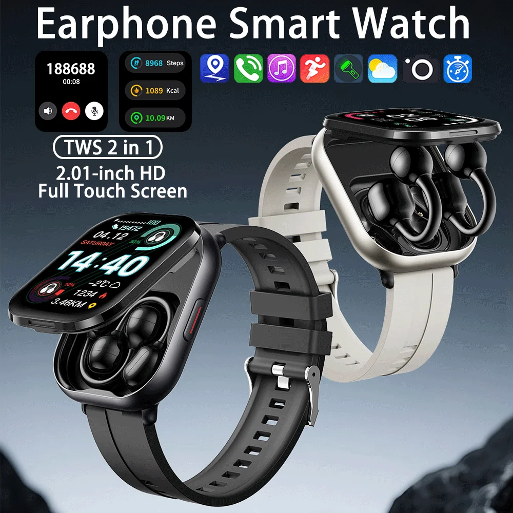 2025 Новые мужские умные часы TWS 2 в 1, спортивные часы с наушниками, Bluetooth-часы с вызовом, монитор здоровья, женские умные часы, наушники-вкладыши
2025 Новые мужские умные часы TWS 2 в 1, спортивные часы с наушниками, Bluetooth-часы с вызовом, монитор здоровья, женские умные часы, наушники-вкладыши