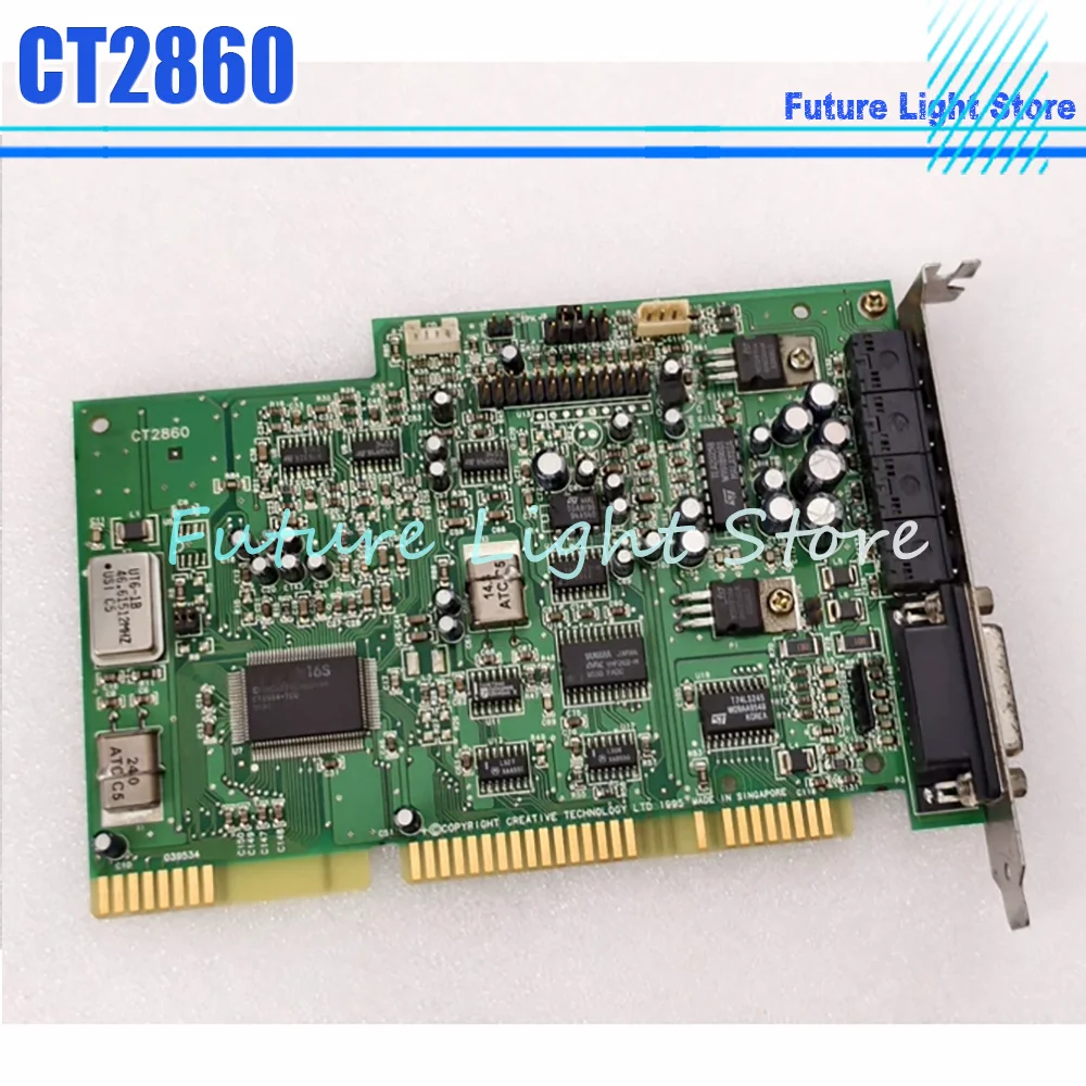 CT2860 YMF262-M Chip ISA Sound Card Works Perfectly
CT2860 YMF262-M Chip ISA Sound Card Works Perfectly