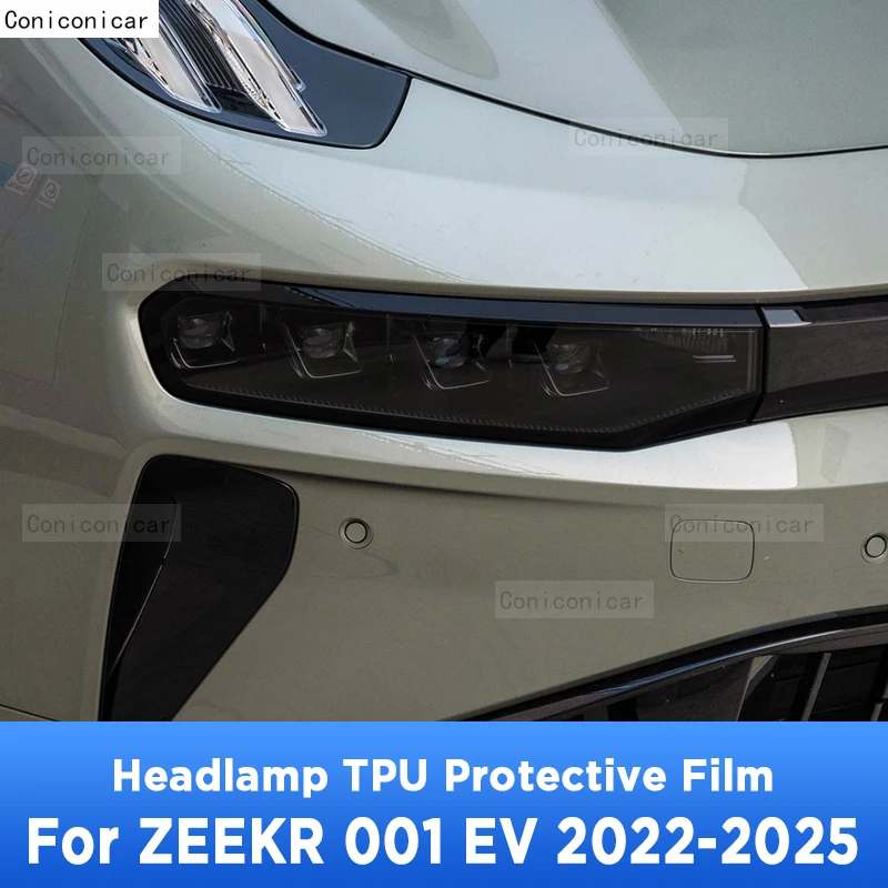 For ZEEKR 001 EV 2022-2025 Car Exterior Headlight Anti-scratch Front Lamp Tint TPU Protective Film Cover Repair Accessories
For ZEEKR 001 EV 2022-2025 Car Exterior Headlight Anti-scratch Front Lamp Tint TPU Protective Film Cover Repair Accessories