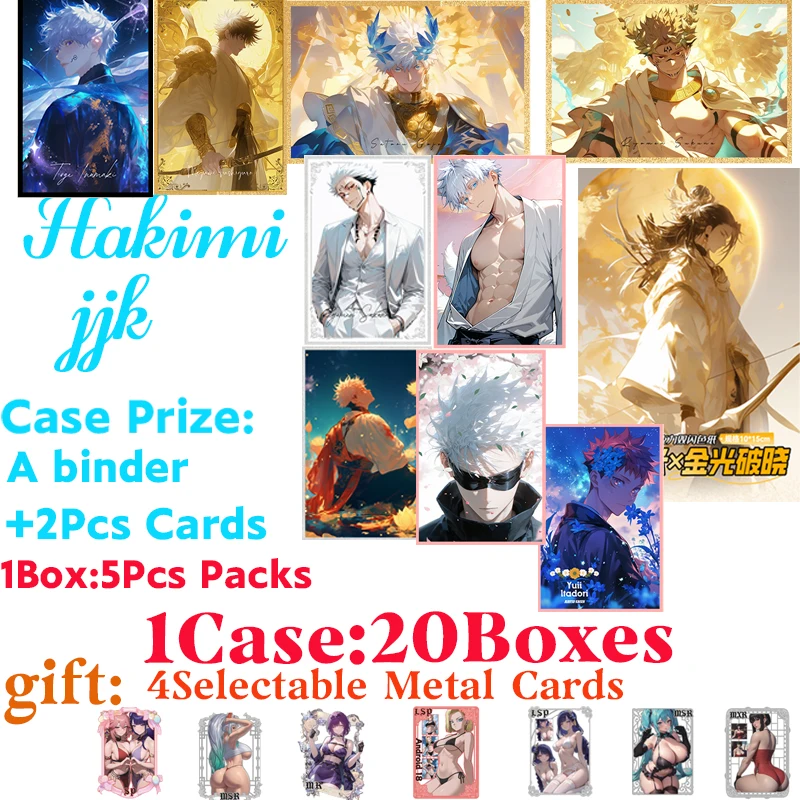 New Wholesale Hakimi JJK Jujutsu Kaisen Boards JJK Booster Box Gojo Satoru Sukuna Hobby Gifts And Kids Toys
New Wholesale Hakimi JJK Jujutsu Kaisen Boards JJK Booster Box Gojo Satoru Sukuna Hobby Gifts And Kids Toys