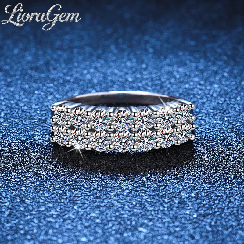 LioraGem Gorgeous 1.4-Carat Moissanite Ring, High-End Double-Row Full-Diamond Engagement Ring Platinum PT950 Stamp
LioraGem Gorgeous 1.4-Carat Moissanite Ring, High-End Double-Row Full-Diamond Engagement Ring Platinum PT950 Stamp