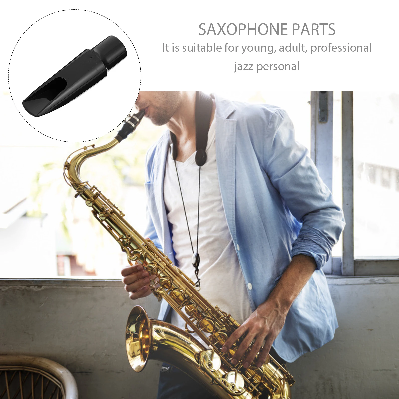 Saxophone Mouthpiece Accessories Flute Saxophones Replacement Head Food Grade Plastic Alto
Saxophone Mouthpiece Accessories Flute Saxophones Replacement Head Food Grade Plastic Alto