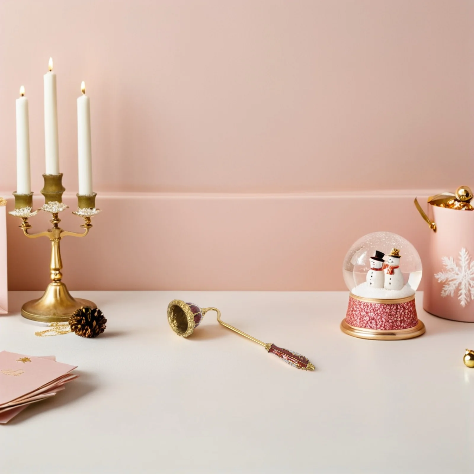 Metal Snuffer with Long Handle Vintage Lotus Design Wick Extinguisher for Elegant Home Decor and Safety
Metal Snuffer with Long Handle Vintage Lotus Design Wick Extinguisher for Elegant Home Decor and Safety