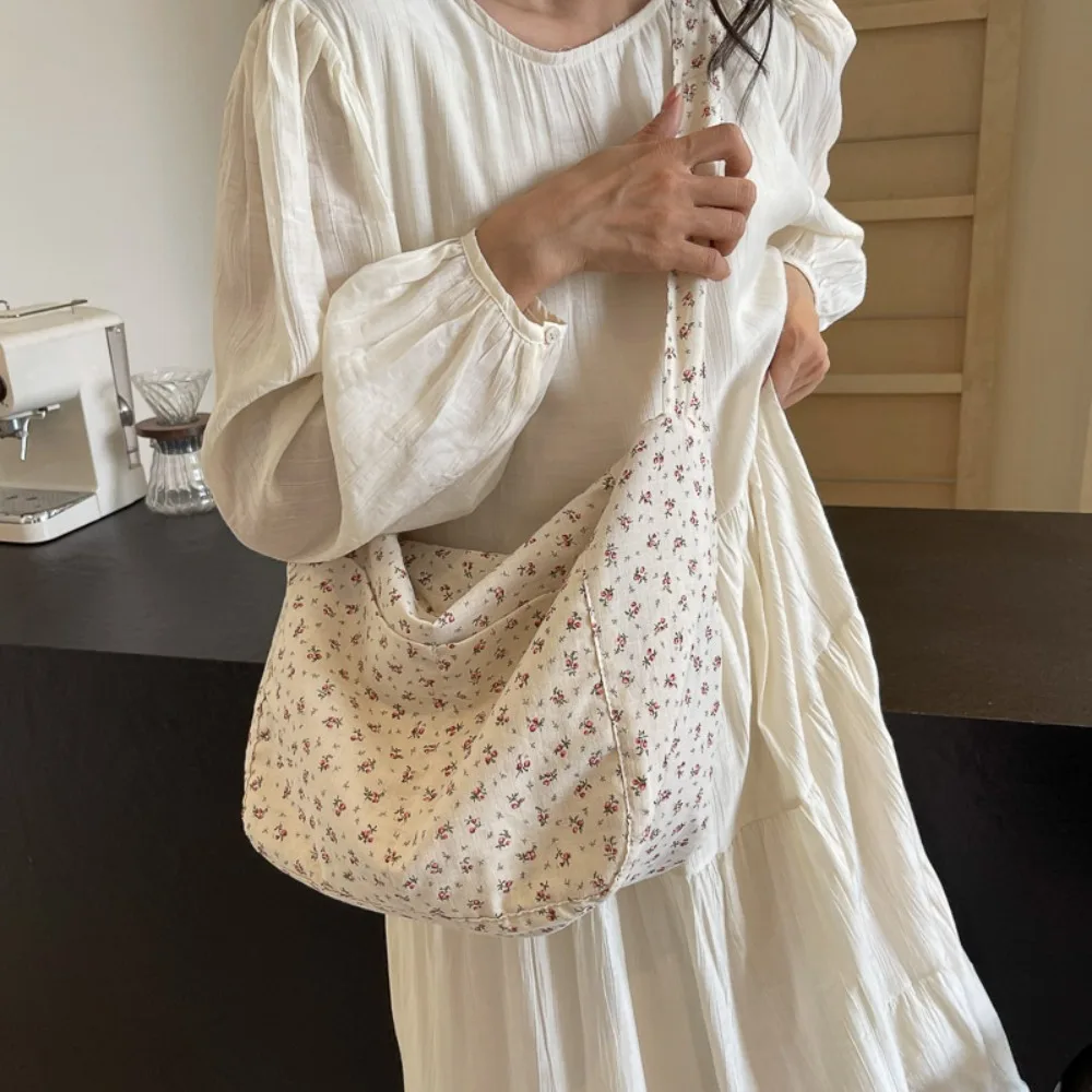 Fashion Flower Floral Printing Single Shoulder Bag Reusable Simple Versatile Messenger Bags Large capacity Women Shopping Bag
Fashion Flower Floral Printing Single Shoulder Bag Reusable Simple Versatile Messenger Bags Large capacity Women Shopping Bag