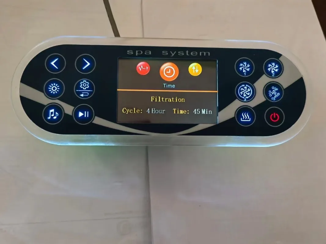 Whirlpool Touch Spa Control Panel for Bathtubs & Whirlpools Hot Tub Controller with WIFI and Bluetooth
Whirlpool Touch Spa Control Panel for Bathtubs & Whirlpools Hot Tub Controller with WIFI and Bluetooth