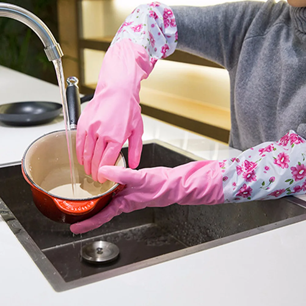 Thicken Dishwashing Gloves Winter Pink Lining Emulsion Moisturizing Kitchen Cleaning Supplies Household Non Slip
Thicken Dishwashing Gloves Winter Pink Lining Emulsion Moisturizing Kitchen Cleaning Supplies Household Non Slip