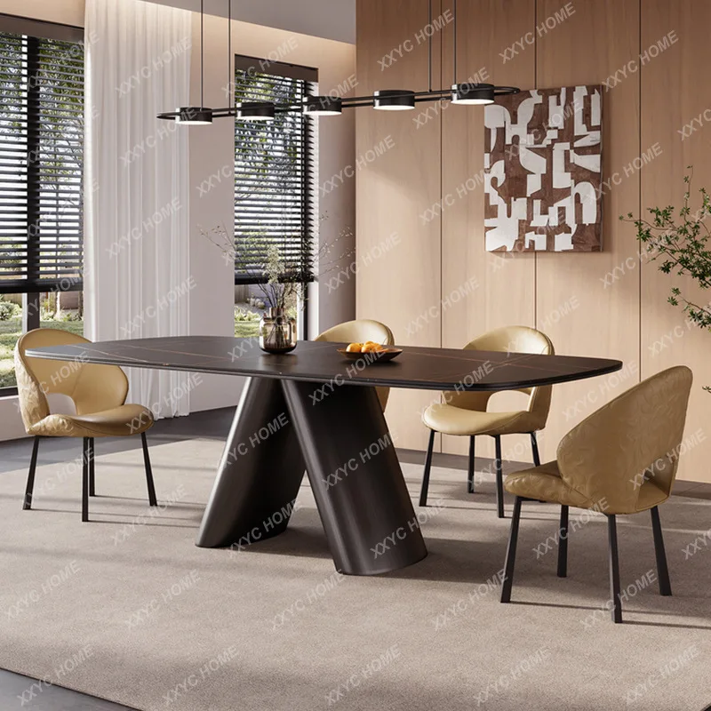 LXDining table minimalist modern high-end villa light luxury rectangular household table bar table
LXDining table minimalist modern high-end villa light luxury rectangular household table bar table
