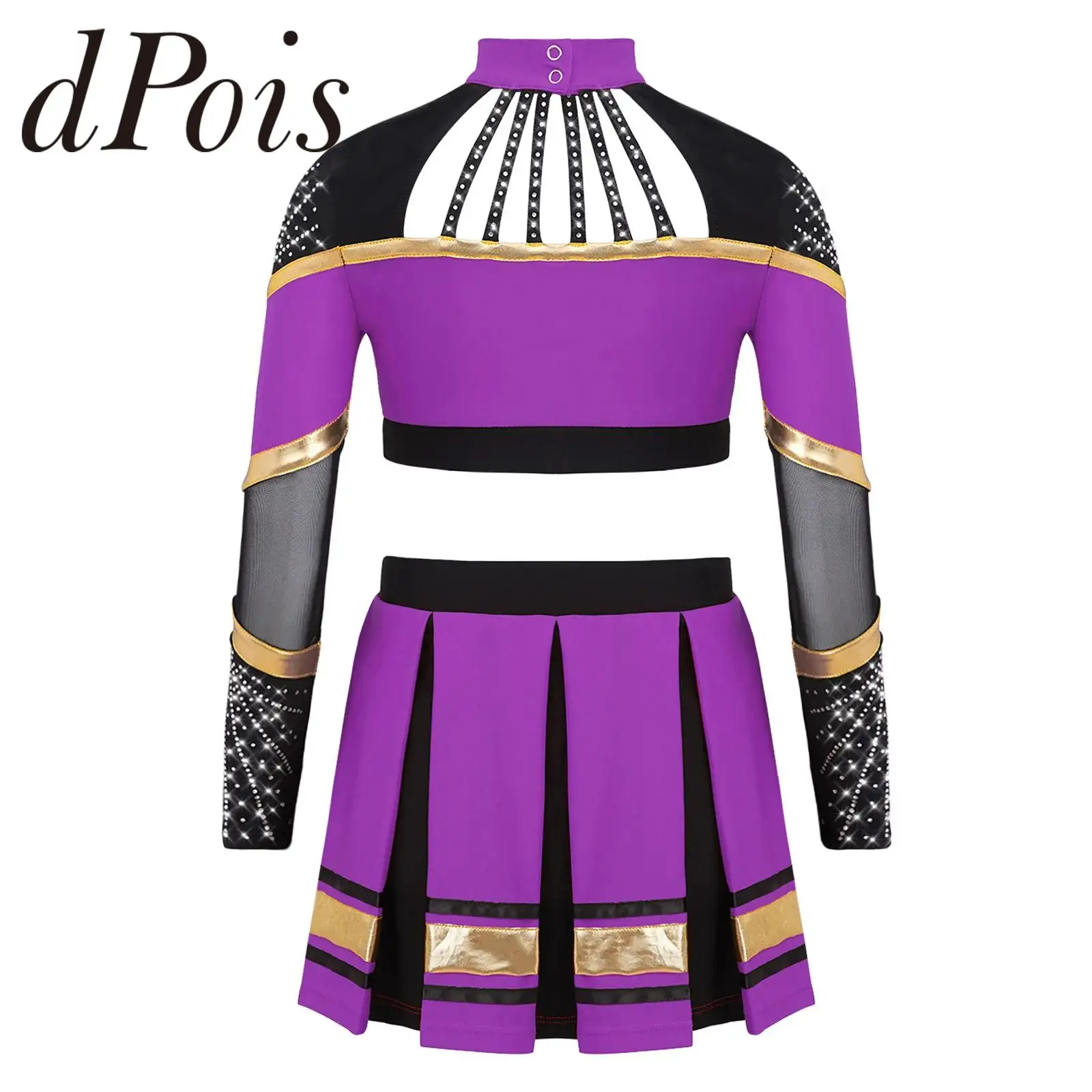 Kids Cheerleader Costumes With Flower Balls Set Cheering Team Cheer Dance Outfits School Girls Children Cheerleading Uniform
Kids Cheerleader Costumes With Flower Balls Set Cheering Team Cheer Dance Outfits School Girls Children Cheerleading Uniform