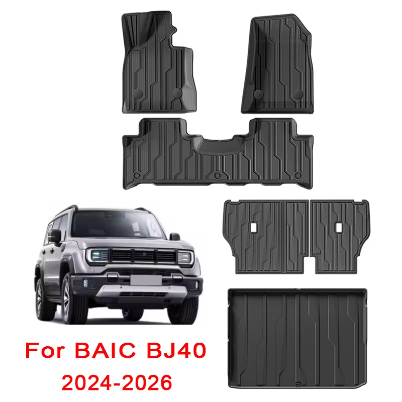 for BAIC BJ40 2024 2025 2026 Car Floor Mats Trunk Mat Waterproof TPE Carpet Cargo Liner All Weather Mats Floor Liner Backrest
for BAIC BJ40 2024 2025 2026 Car Floor Mats Trunk Mat Waterproof TPE Carpet Cargo Liner All Weather Mats Floor Liner Backrest
